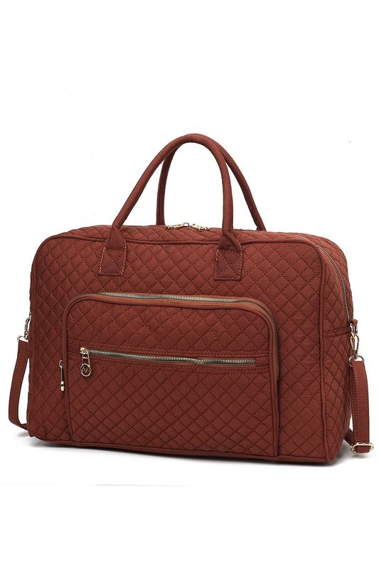 “Jayla” Quilted Duffle Bag