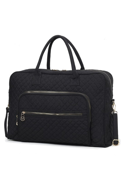“Jayla” Quilted Duffle Bag