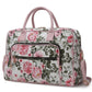 “Jayla” Botanical Pattern Duffle Bag