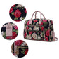 “Jayla” Botanical Pattern Duffle Bag