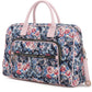 “Jayla” Botanical Pattern Duffle Bag