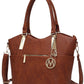 “Hazel” Vegan Leather Tote