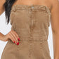 Vintage Washed Distressed Cargo Maxi Dress
