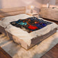“Rod Wave” Blue Velveteen Plush Blanket
