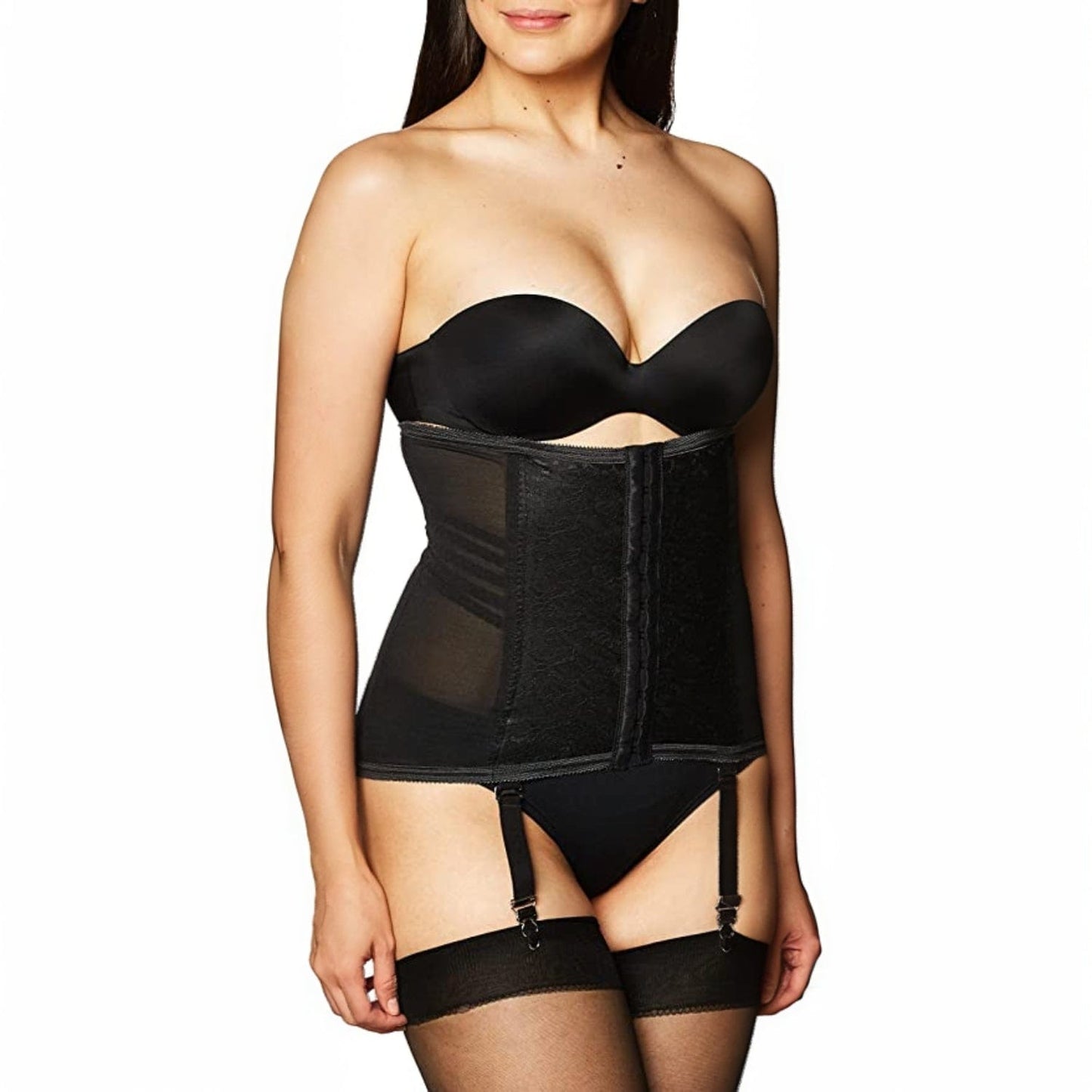Waist Trainer / Girdle with Garters Firm Shaping