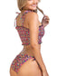 FLORAL RUCHED BIKINI SET