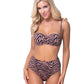 ZEBRA PRINT UNDERWIRE BIKINI SET
