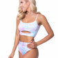 TIE DYE HIGH WAIST BIKINI SET