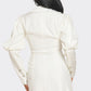 Ivory Puff Sleeve Blazer Dress