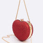 “Heart On Ice” Heart Clutch