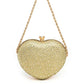 “Heart On Ice” Heart Clutch