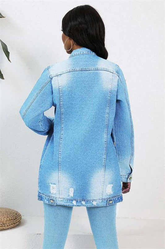 “The Catch” Denim Trucker Jacket