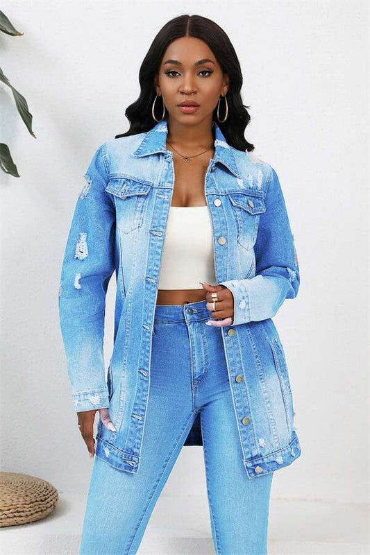 “The Catch” Denim Trucker Jacket