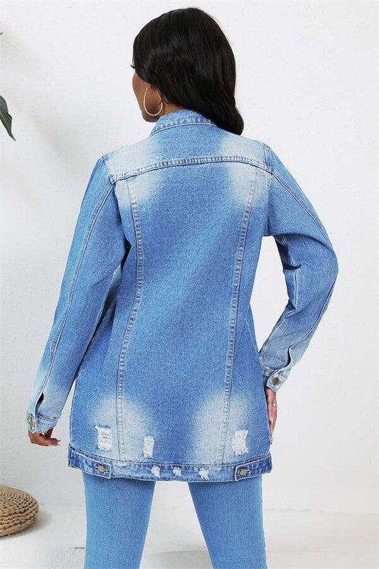 “The Catch” Denim Trucker Jacket