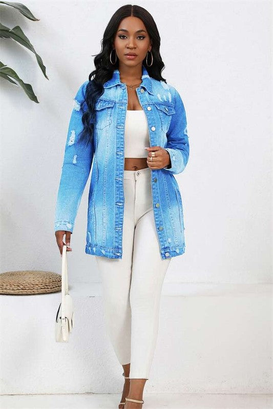 “The Catch” Denim Trucker Jacket