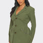Tailored Utility Blazer Dress