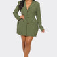 Tailored Utility Blazer Dress