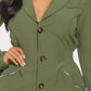 Tailored Utility Blazer Dress