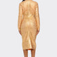 Business Chic Long Sleeve Bandage Dress