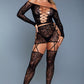 Midnight Stars Bodystocking