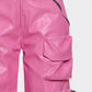 Pink Utility Cargo Pants