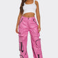 Pink Utility Cargo Pants