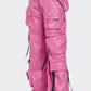 Pink Utility Cargo Pants