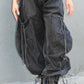 Relaxed Cargo Denim Pants