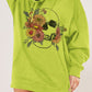 “Floral Skull” Graphic Hoodie