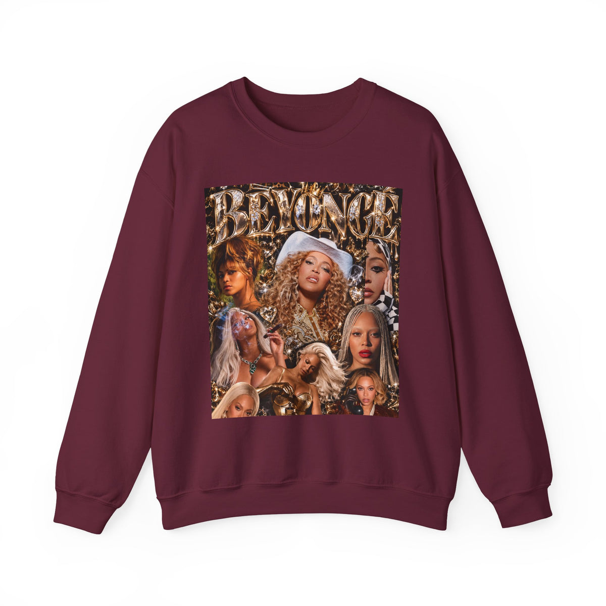 “Beyoncé” Gold Crewneck Sweatshirt