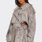 Cropped Trench Set