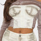 Velvet-Denim Fusion Set