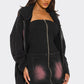 Oversized Ombre Hoodie Set