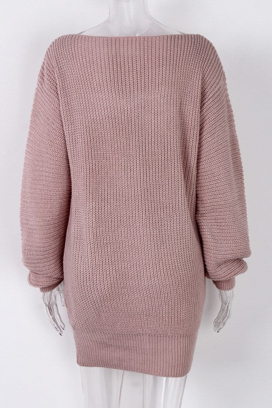 “Warm Hug” Sweater Dress