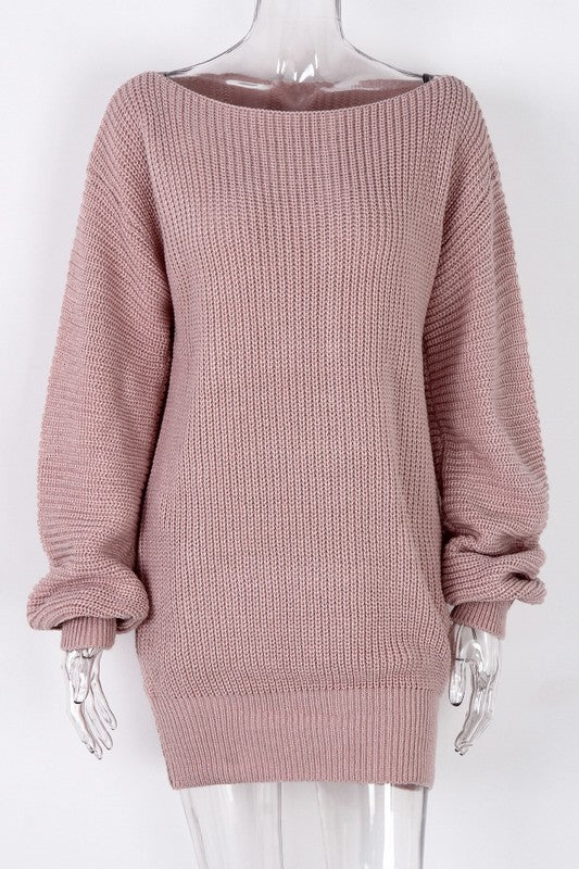 “Warm Hug” Sweater Dress