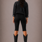 Rodeo Capri Short in Brown Cowhide
