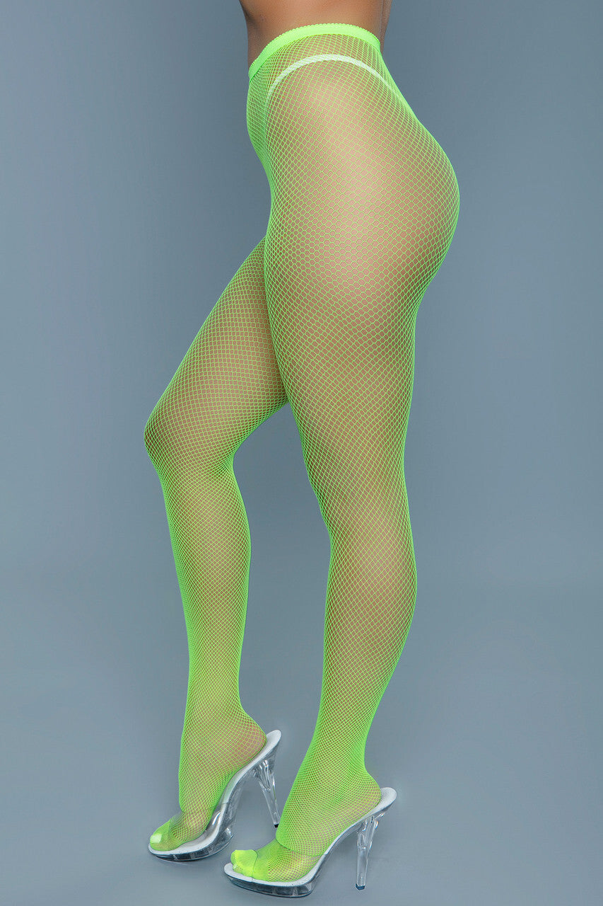 “Up All Night” Fishnets - Green