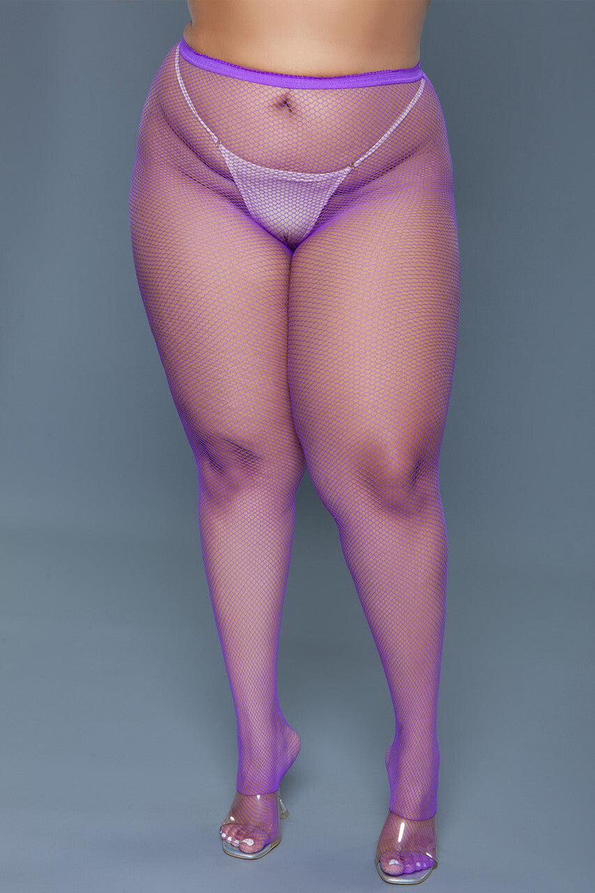 “Up All Night” Purple Pantyhose