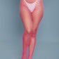 “Can't Back Down” Fishnets - Hot Pink