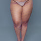 “Can't Back Down” Fishnets - Purple