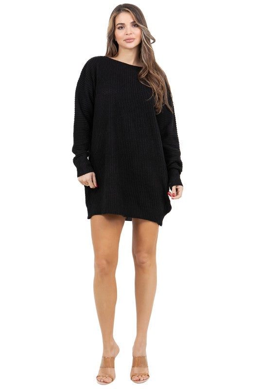 “Warm Hug” Sweater Dress