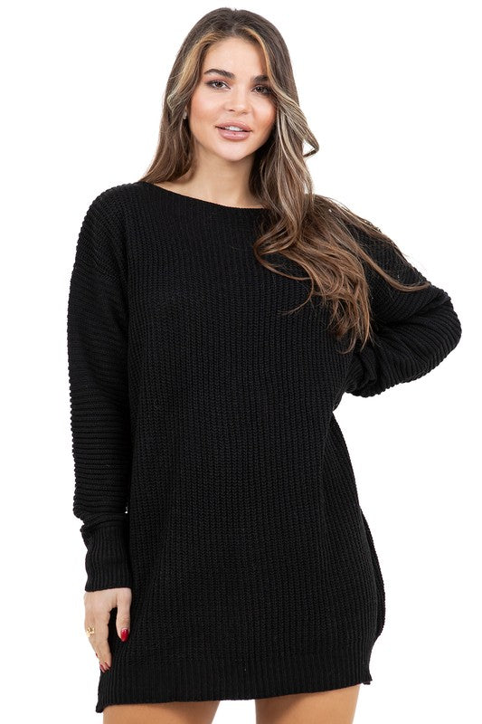 “Warm Hug” Sweater Dress