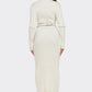 Ribbed Knit Utility Midi Dress