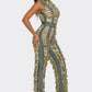 Sahara Fringe Textured Jumpsuit