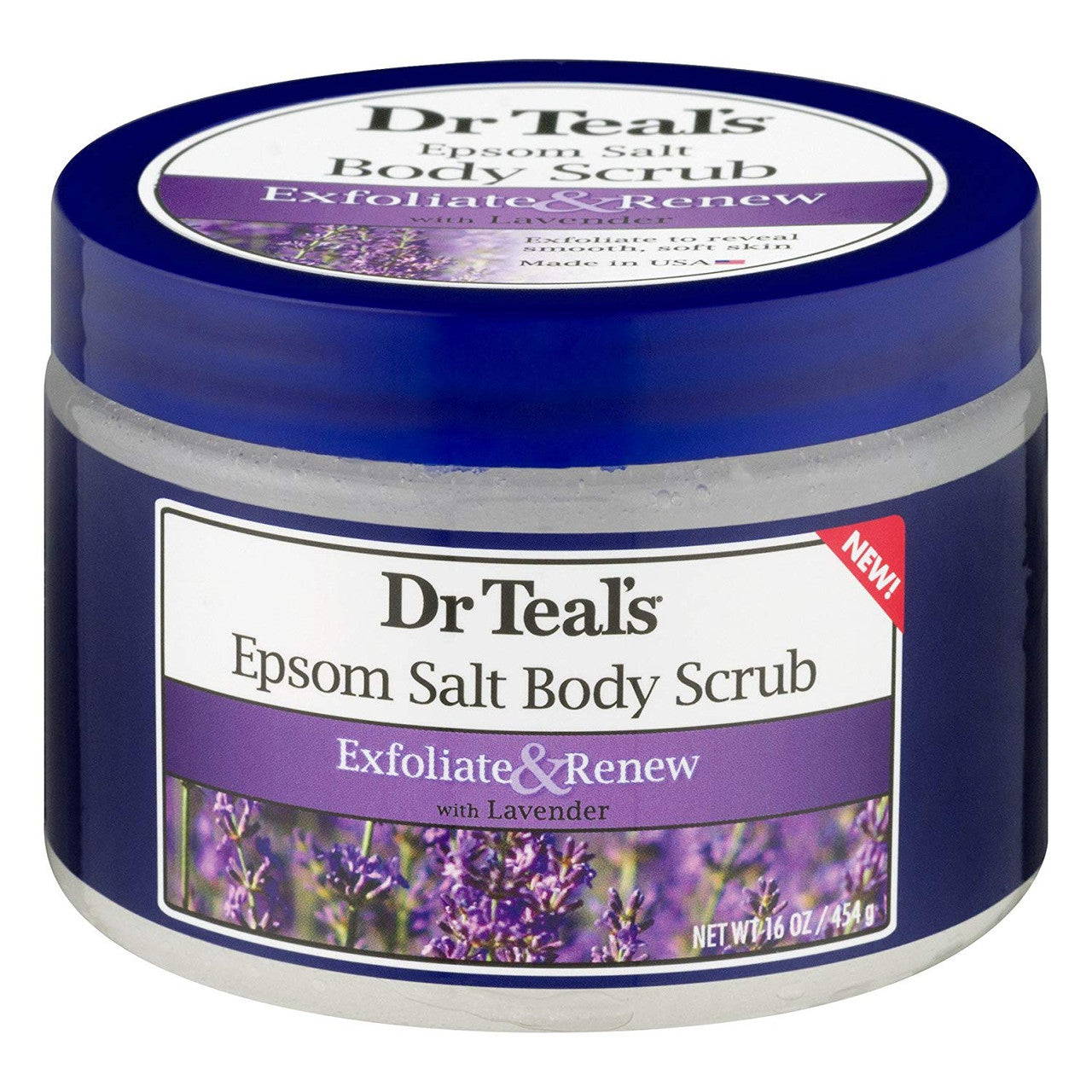 Dr Teal's Exfoliate & Renew Epsom Salt Body Scrub - 16 Oz