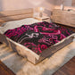 Scream No You Hang Up Pink Heart Velveteen Plush Blanket