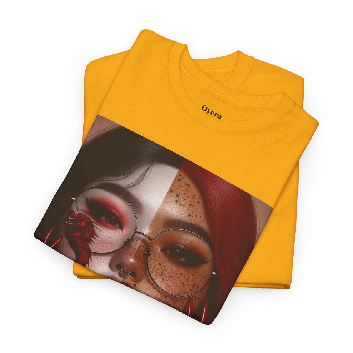 Surreal Split Face Art T-Shirt