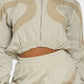 Two-Tone Nylon Windbreaker Skirt Set