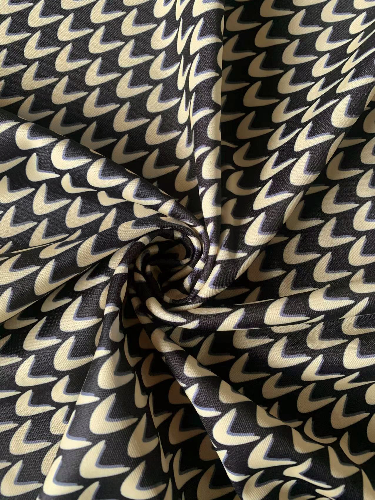 Loose Lapels Button Short Sleeve Printed Shirt Dress