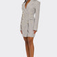 Monet Pearl Embellished Blazer Dress